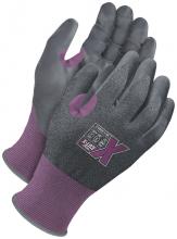Bob Dale Gloves & Imports Ltd 99-1-9580-7 - Purple 21G Seamless Knit Cut Resistant Grey NBR Palm w/ Touchscreen