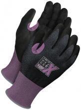 Bob Dale Gloves & Imports Ltd 99-1-9581-7 - Purple 21G Seamless Knit Cut Resistant Black PU Palm w/ Touchscreen