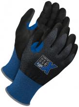 Bob Dale Gloves & Imports Ltd 99-1-9591-7 - Navy 21G Seamless Knit Cut Resistant Black PU Palm w/ Touchscreen