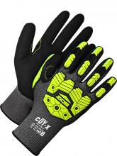 Bob Dale Gloves & Imports Ltd 99-9-9790-10 - Winter Synthetic HPPE Cut Resistant w/Hi-Viz Yellow Impact