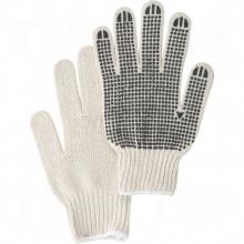Zenith Safety Products SAN480 - Natural Poly/Cotton Dotted Gloves