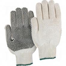 Zenith Safety Products SAN483 - Natural Poly/Cotton Dotted Gloves