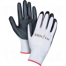 Zenith Safety Products SAQ179 - Black Lightweight Nitrile Foam Palm Coated Gloves