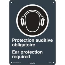 Zenith Safety Products SGI144 - "Ear Protection / Protection Auditive" CSA Safety Sign