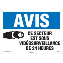 Zenith Safety Products SGI146 - "Sous vidéosurveillance" Sign