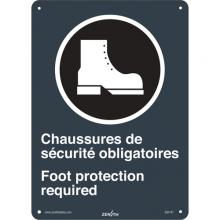 Zenith Safety Products SGI147 - "Chaussures de Sécurité / Foot Protection" CSA Safety Sign