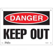 Zenith Safety Products SGL354 - "Keep Out" Sign