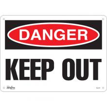 Zenith Safety Products SGL357 - "Keep Out" Sign