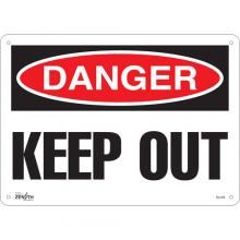 Zenith Safety Products SGL358 - "Keep Out" Sign