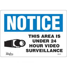 Zenith Safety Products SGL431 - "24 Hour Surveillance" Sign