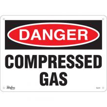 Zenith Safety Products SGL537 - "Compressed Gas" Sign