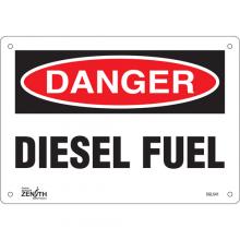 Zenith Safety Products SGL541 - "Diesel Fuel" Sign