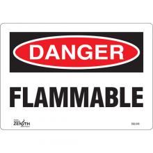 Zenith Safety Products SGL545 - "Flammable" Sign