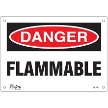 Zenith Safety Products SGL546 - "Flammable" Sign