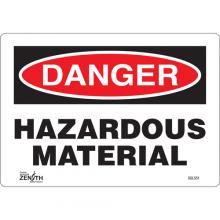 Zenith Safety Products SGL551 - "Hazardous Material" Sign
