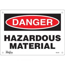 Zenith Safety Products SGL552 - "Hazardous Material" Sign