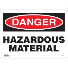 Zenith Safety Products SGL554 - "Hazardous Material" Sign