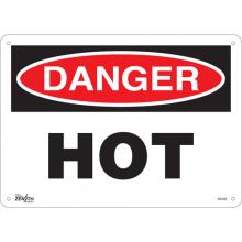 Zenith Safety Products SGL562 - "Danger Hot" Sign