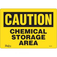 Zenith Safety Products SGL581 - "Chemical Storage Area" Sign