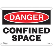 Zenith Safety Products SGL598 - "Confined Space" Sign