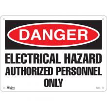 Zenith Safety Products SGL615 - "Authorized Personnel Only" Sign
