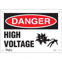 Zenith Safety Products SGL631 - "High Voltage" Sign