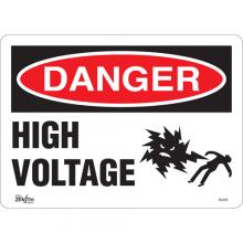 Zenith Safety Products SGL632 - "High Voltage" Sign