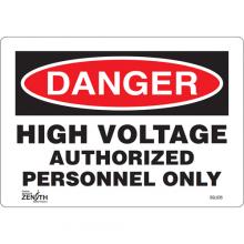 Zenith Safety Products SGL635 - "Authorized Personnel Only" Sign