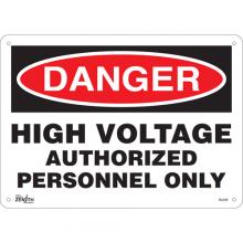 Zenith Safety Products SGL639 - "Authorized Personnel Only" Sign