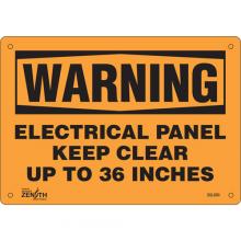 Zenith Safety Products SGL660 - "Electrical Panel" Sign