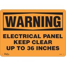 Zenith Safety Products SGL663 - "Electrical Panel" Sign