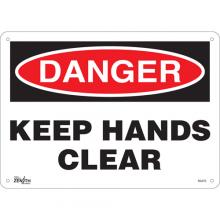 Zenith Safety Products SGL675 - "Keep Hands Clear" Sign