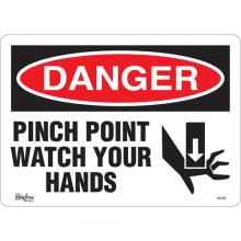 Zenith Safety Products SGL680 - "Pinch Point" Sign