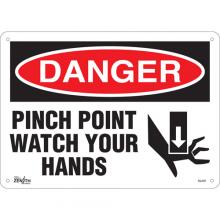 Zenith Safety Products SGL681 - "Pinch Point" Sign