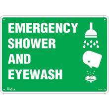 Zenith Safety Products SGL706 - "Emergency Shower And Eyewash" Sign