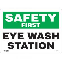 Zenith Safety Products SGL716 - "Eye Wash Station" Sign