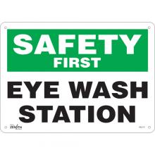 Zenith Safety Products SGL717 - "Eye Wash Station" Sign