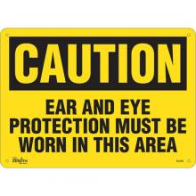 Zenith Safety Products SGL882 - "Ear And Eye Protection" Sign