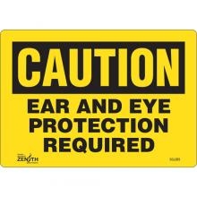 Zenith Safety Products SGL883 - "Ear And Eye Protection" Sign