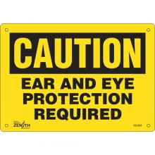 Zenith Safety Products SGL884 - "Ear And Eye Protection" Sign