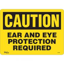 Zenith Safety Products SGL886 - "Ear And Eye Protection" Sign
