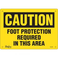 Zenith Safety Products SGL902 - "Foot Protection Required" Sign