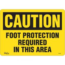 Zenith Safety Products SGL904 - "Foot Protection Required" Sign