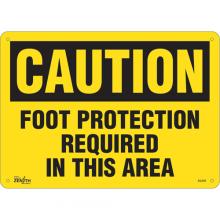 Zenith Safety Products SGL905 - "Foot Protection Required" Sign