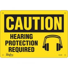 Zenith Safety Products SGL909 - "Hearing Protection Required" Sign