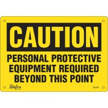 Zenith Safety Products SGL920 - "Personal Protective Equipment Required" Sign
