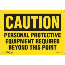 Zenith Safety Products SGL921 - "Personal Protective Equipment Required" Sign