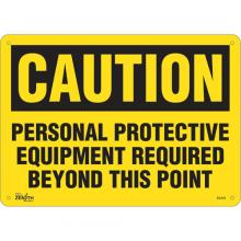 Zenith Safety Products SGL923 - "Personal Protective Equipment Required" Sign