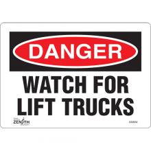 Zenith Safety Products SGM004 - "Watch For Lift Trucks" Sign