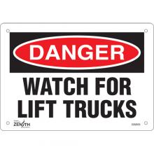 Zenith Safety Products SGM005 - "Watch For Lift Trucks" Sign